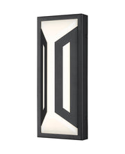 Banff 2 Light 5" Outdoor Wall Light in Sand Black