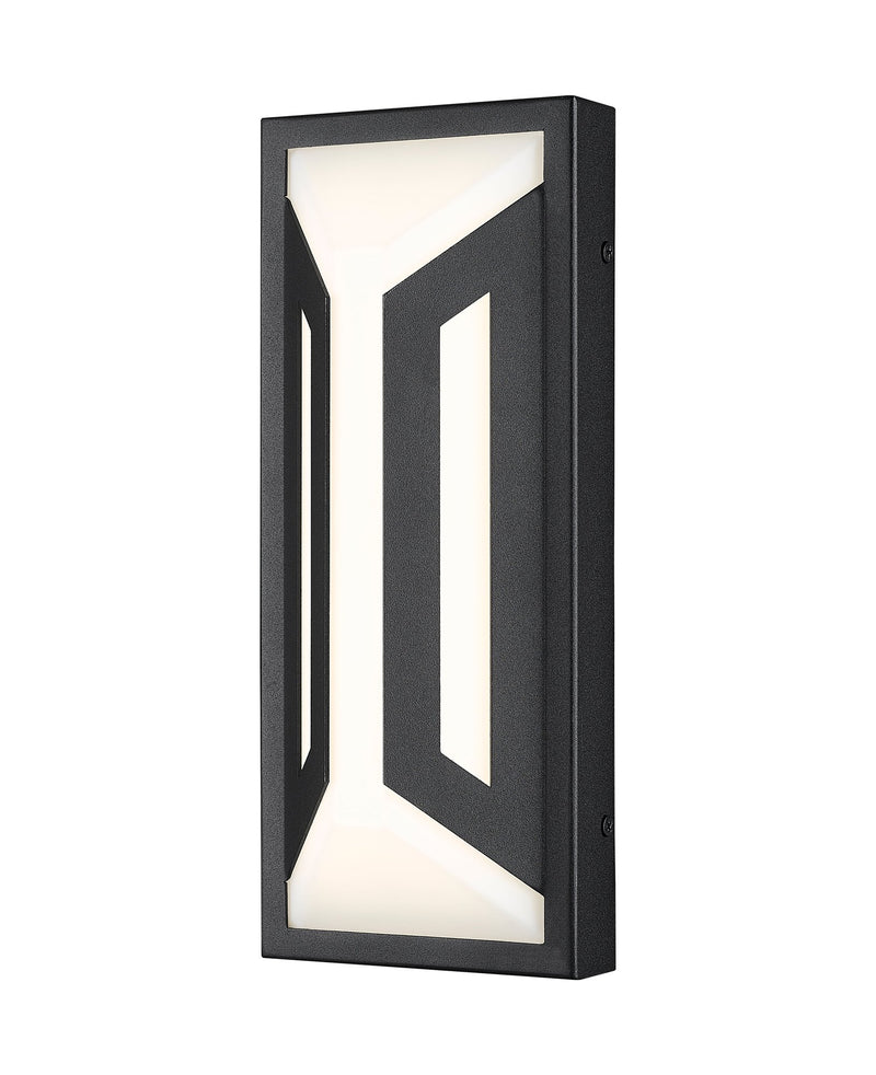 Banff 2 Light 5" Outdoor Wall Light in Sand Black
