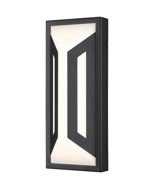 Banff 2 Light 5" Outdoor Wall Light in Sand Black