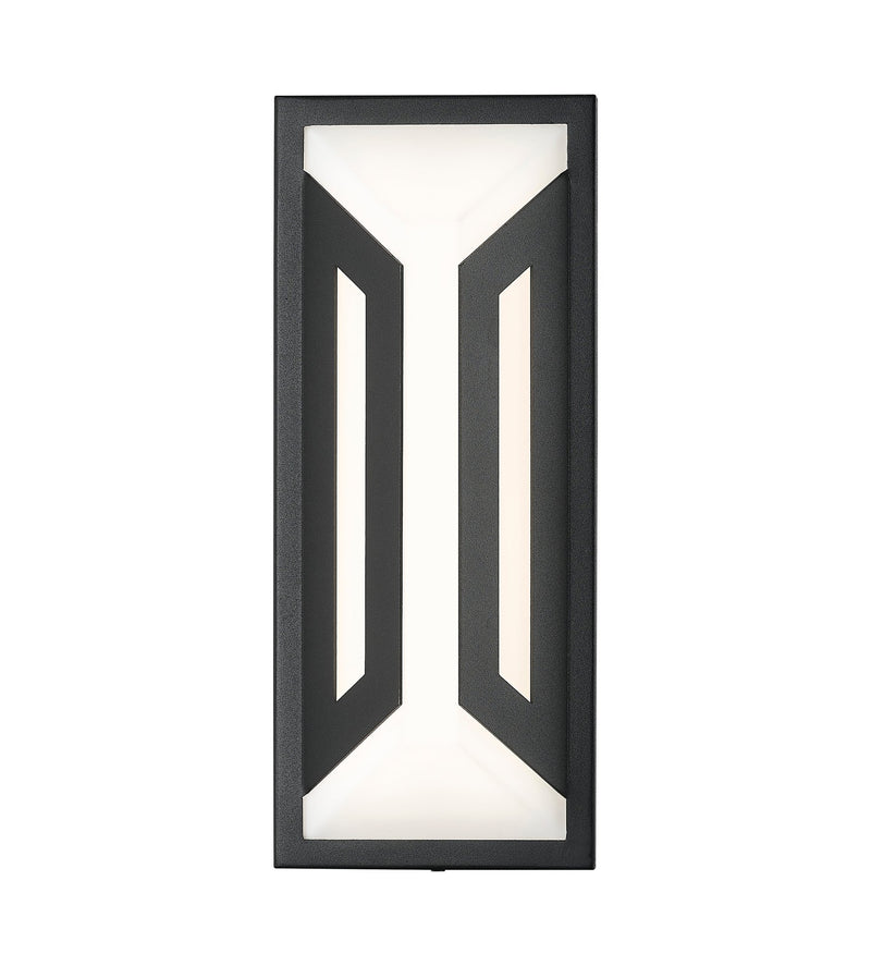 Banff 2 Light 5" Outdoor Wall Light in Sand Black
