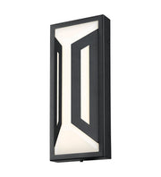 Banff 2 Light 5" Outdoor Wall Light in Sand Black
