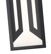 Banff 2 Light 5" Outdoor Wall Light in Sand Black
