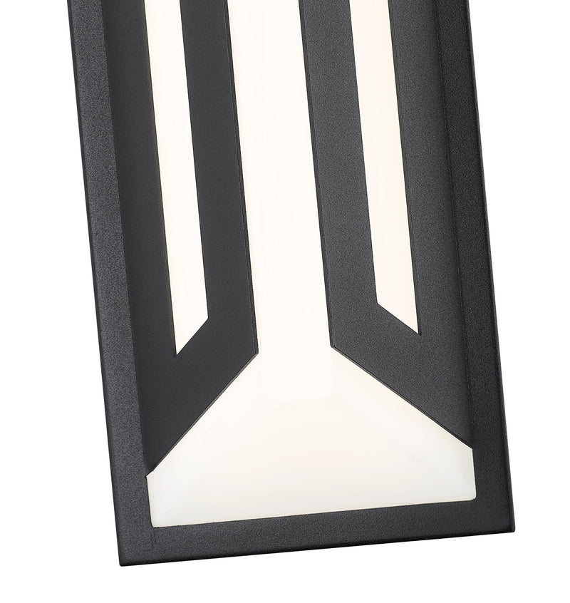 Banff 2 Light 5" Outdoor Wall Light in Sand Black