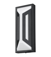 Banff 2 Light 5" Outdoor Wall Light in Sand Black