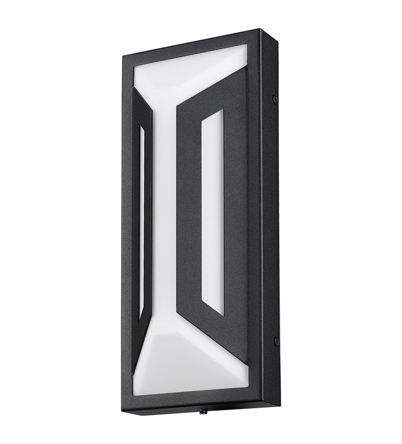 Banff 2 Light 5" Outdoor Wall Light in Sand Black