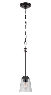 Tyler 1 Light 5.5" Mini Pendant in Flat Black