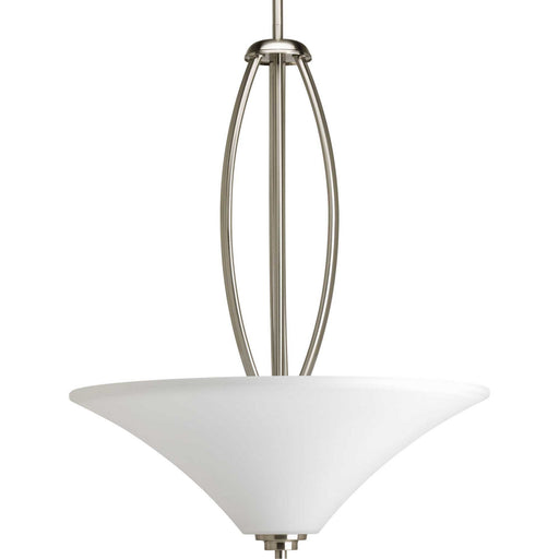 Joy Three Light Pendant in Brushed Nickel