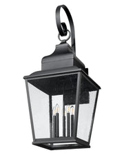 Raphael 5 Light 18" Outdoor Wall Light in Sand Black