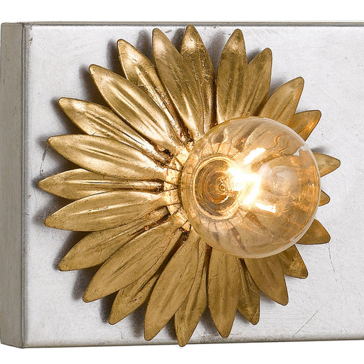Broche 3 Light 18" Bathroom Vanity in Antique Gold + Antique Silver