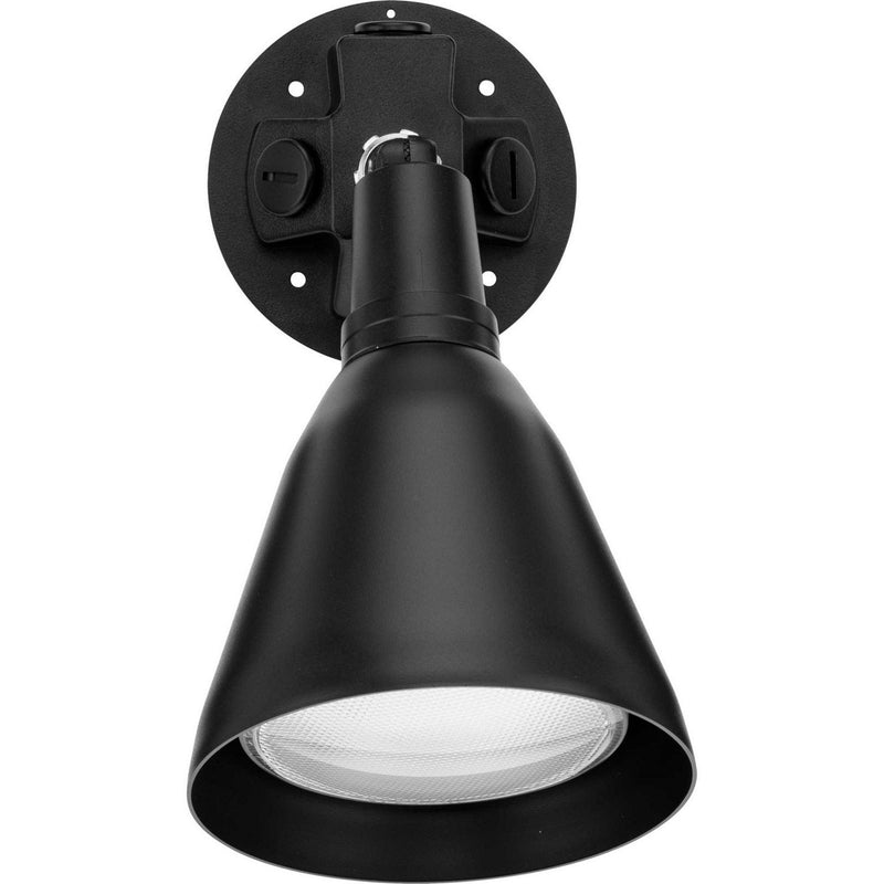 Par Lampholder Adjustable Outdoor Flood Light in Black