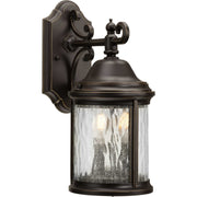 Ashmore 2-Light Outdoor Wall Lantern in Antique Bronze