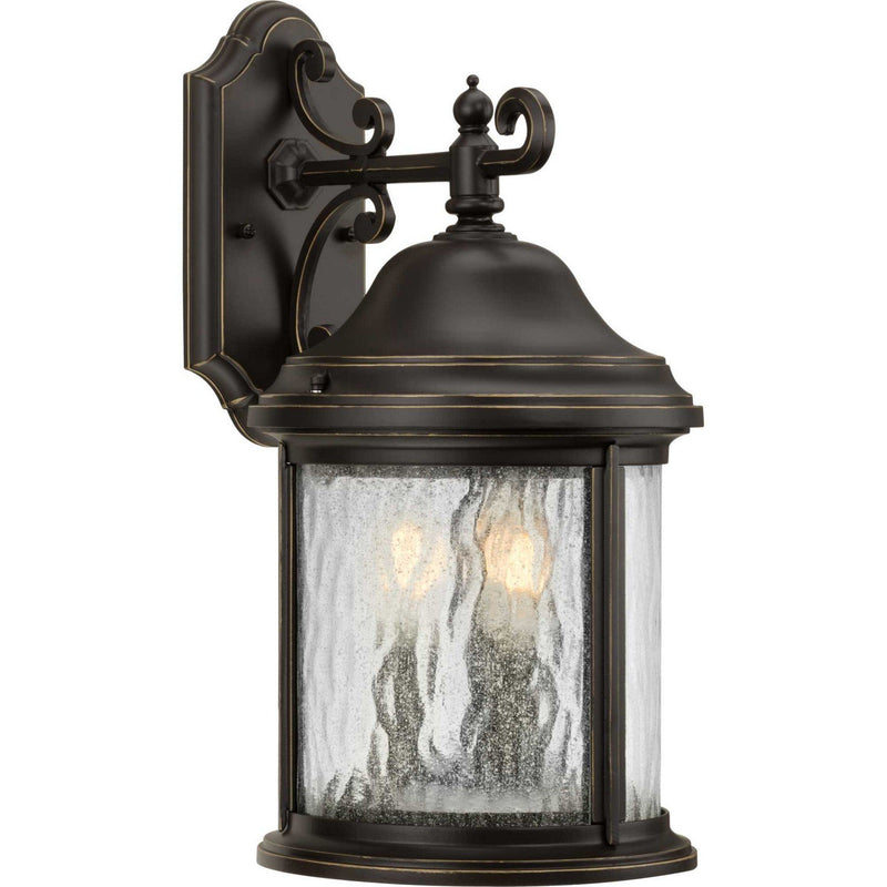 Ashmore 3-Light Medium Outdoor Wall Lantern in Antique Bronze