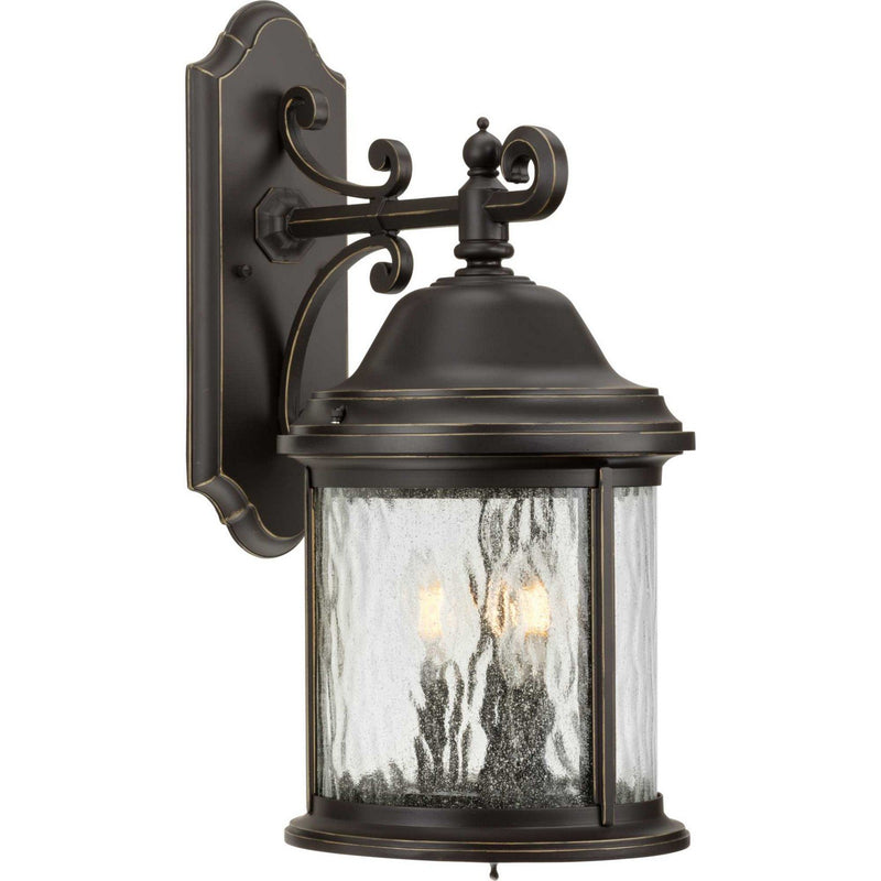 Ashmore 3-Light Large Outdoor Wall Lantern in Antique Bronze