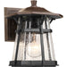 Derby One Light Wall Lantern in Espresso