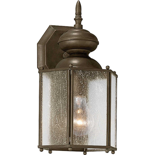 Roman Coach One Light Wall Lantern in Antique Bronze