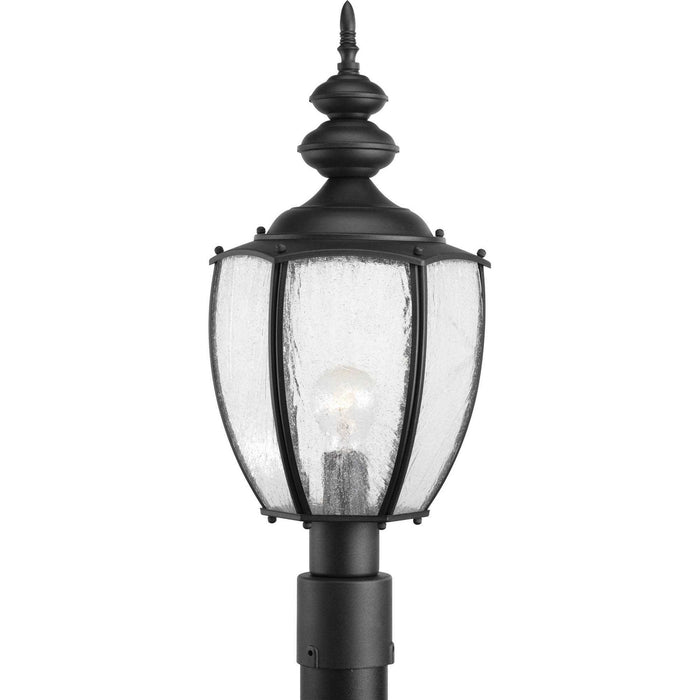 Roman Coach One Light Post Lantern in Black
