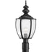 Roman Coach One Light Post Lantern in Black