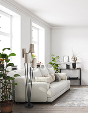 Wentworth 4-Light Tree Floor Lamp in Black