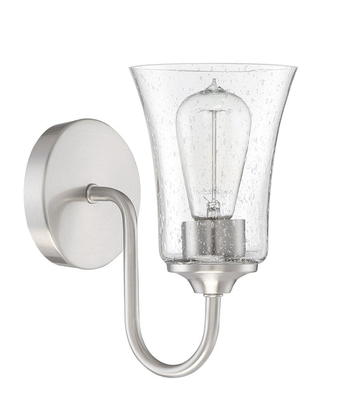 Gwyneth 1 Light 7" Wall Sconce in Brushed Polished Nickel
