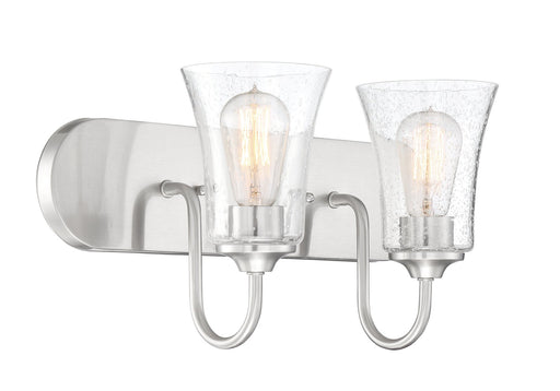 Gwyneth 2 Light 18" Vanity in Brushed Polished Nickel