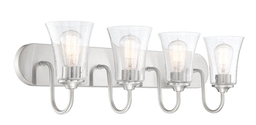 Gwyneth 4 Light 30" Vanity in Brushed Polished Nickel