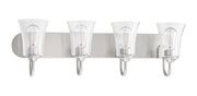 Gwyneth 4 Light 30" Vanity in Brushed Polished Nickel