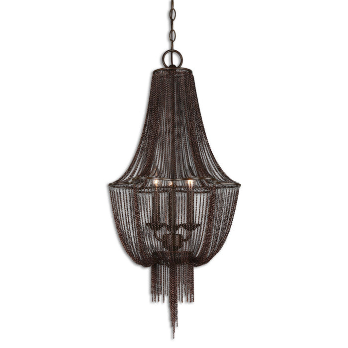 Uttermost's Lezzeno 3 Chandelier - Lamps Expo