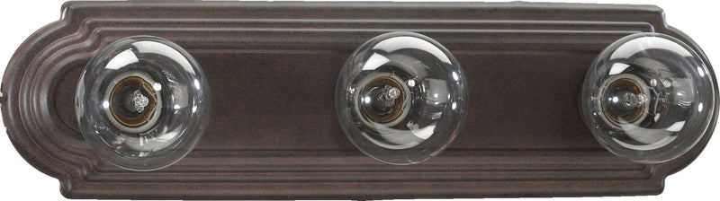 3 Light Stepped Vanity in Toasted Sienna