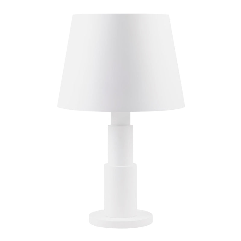 Giustino 3-Light 32.5" Table Lamp in Matte White