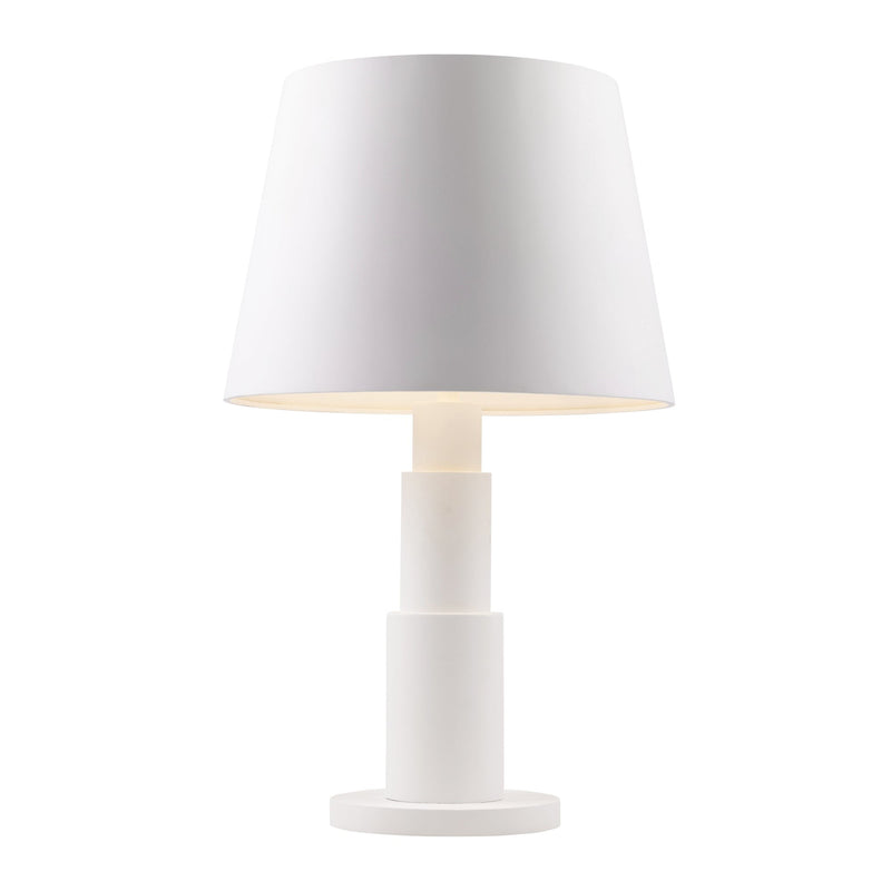 Giustino 3-Light 32.5" Table Lamp in Matte White