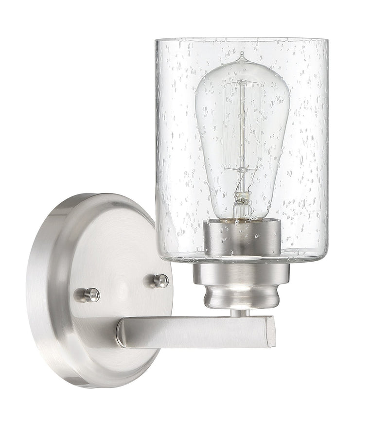 Bolden 1 Light 6.5" Vanity in Brushed Polished Nickel