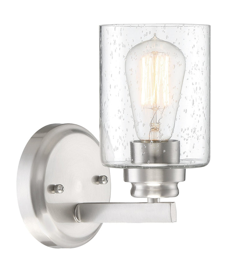 Bolden 1 Light 6.5" Vanity in Brushed Polished Nickel