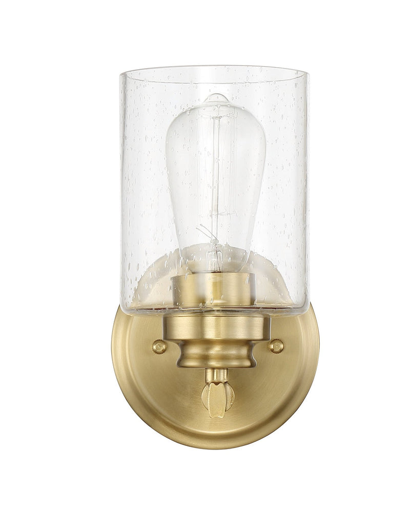 Bolden 1 Light 6.5" Vanity in Satin Brass