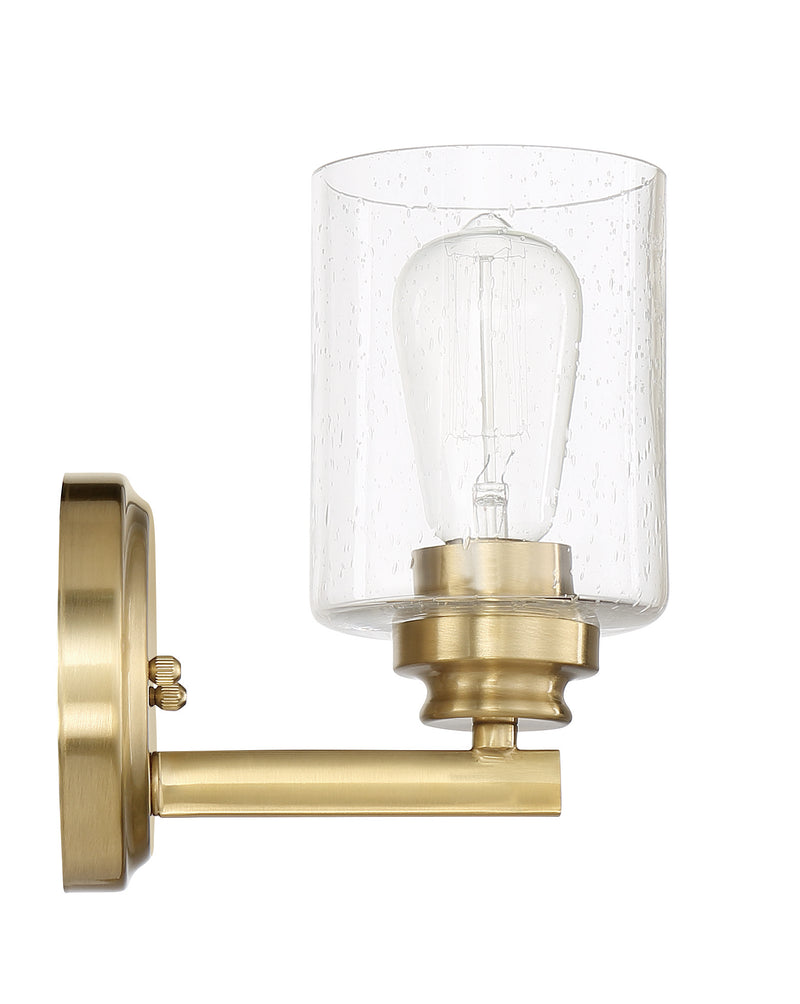 Bolden 1 Light 6.5" Vanity in Satin Brass