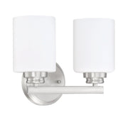 Bolden 2 Light 11" Vanity in Brushed Polished Nickel