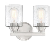 Bolden 2 Light 11" Vanity in Brushed Polished Nickel