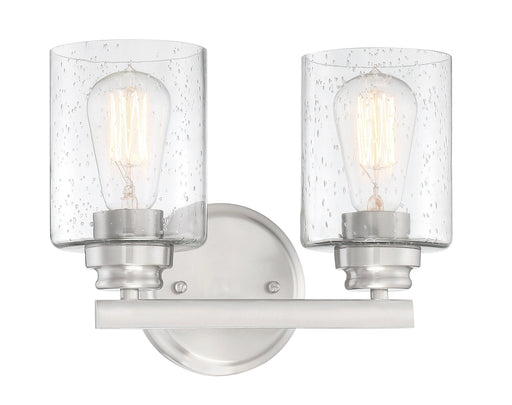 Bolden 2 Light 11" Vanity in Brushed Polished Nickel