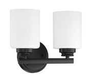 Bolden 2 Light 11" Vanity in Flat Black