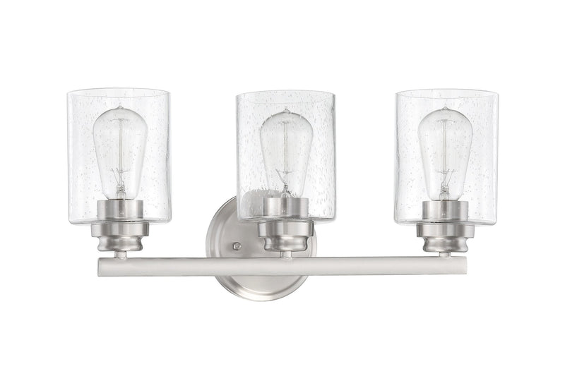 Bolden 3 Light 18" Vanity in Brushed Polished Nickel