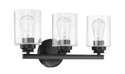 Bolden 3 Light 18" Vanity in Flat Black
