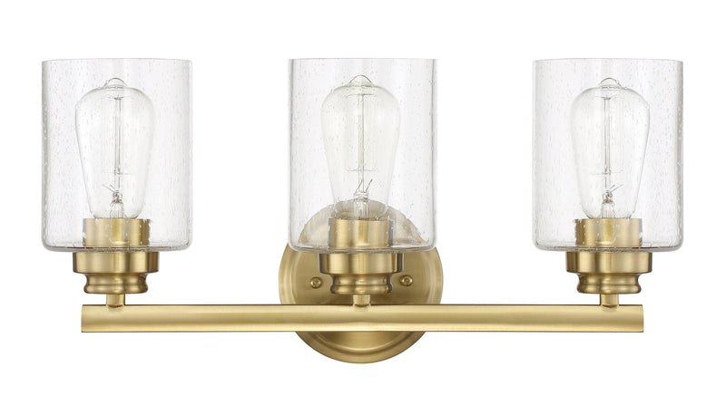 Bolden 3 Light 18" Vanity in Satin Brass