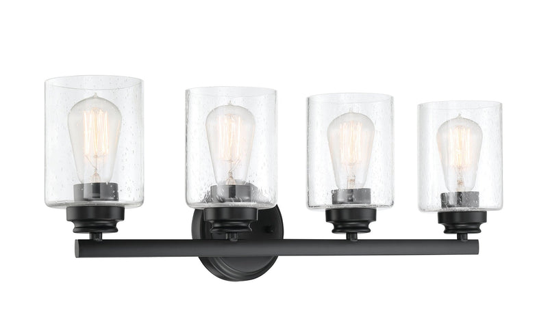 Bolden 4 Light 25.13" Vanity in Flat Black