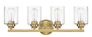 Bolden 4 Light 25.13" Vanity in Satin Brass