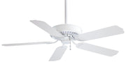 Sundance 52" Outdoor Ceiling Fan in White