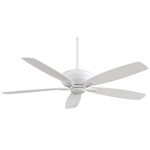 Kola XL 60" Ceiling Fan in White