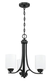 Bolden 3 Light 18" Chandelier in Flat Black