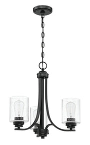 Bolden 3 Light 18" Chandelier in Flat Black