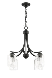 Bolden 4 Light 23" Chandelier in Flat Black