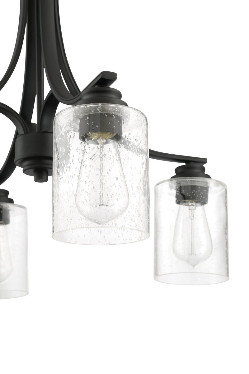 Bolden 4 Light 23" Chandelier in Flat Black
