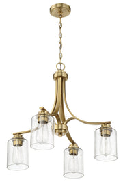 Bolden 4 Light 23" Chandelier in Satin Brass